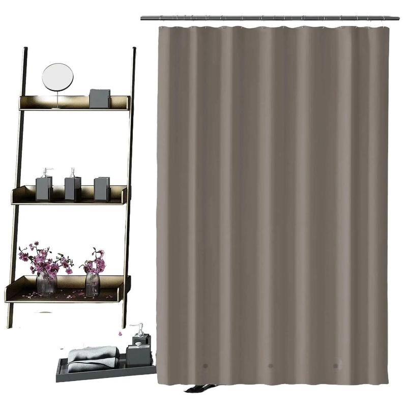 [FRREE SHIPPING] 72 x 72 Shower Curtain Liner with Grommets Holes and 3 Magnetic Weights