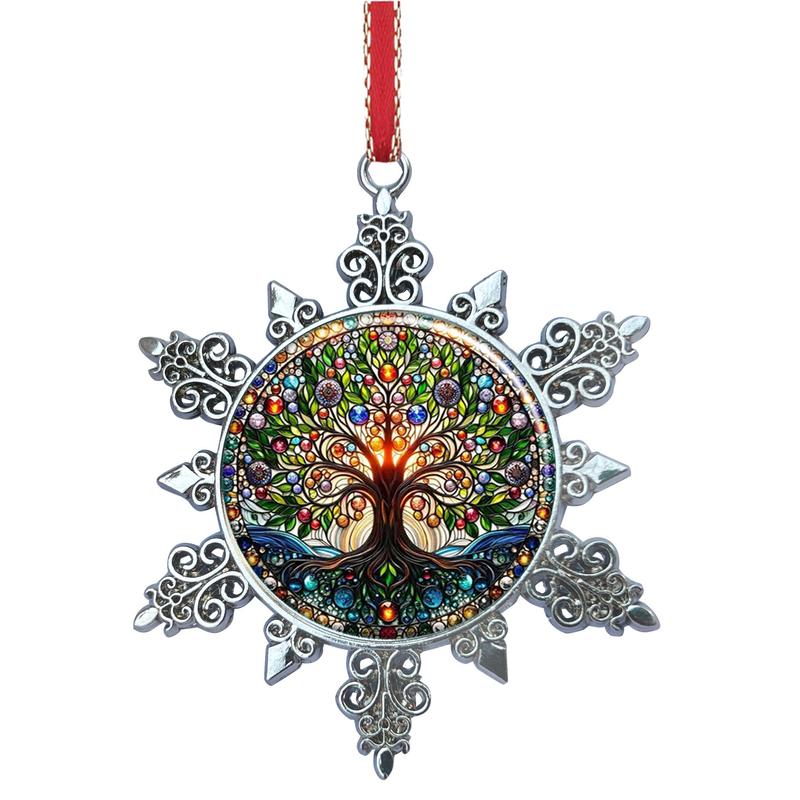 Tree Of Life Design Hanging Ornament, 1 Count Colorful Exquisite Hanging Decoration, Festive Decorations for Home Party & Festival