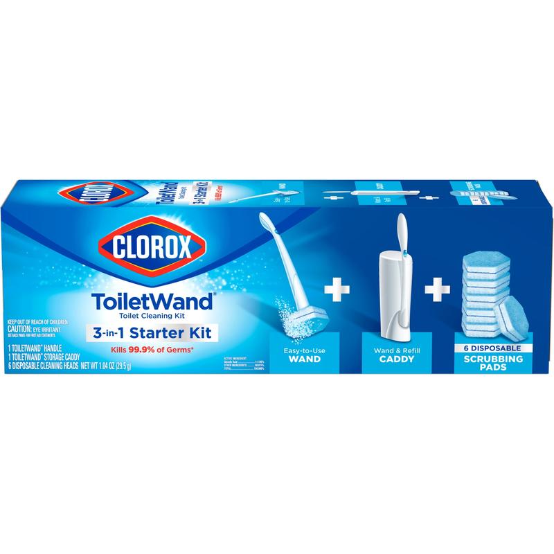 Clorox ToiletWand Disposable Toilet Bowl Brush Cleaner System for Effective Cleaning