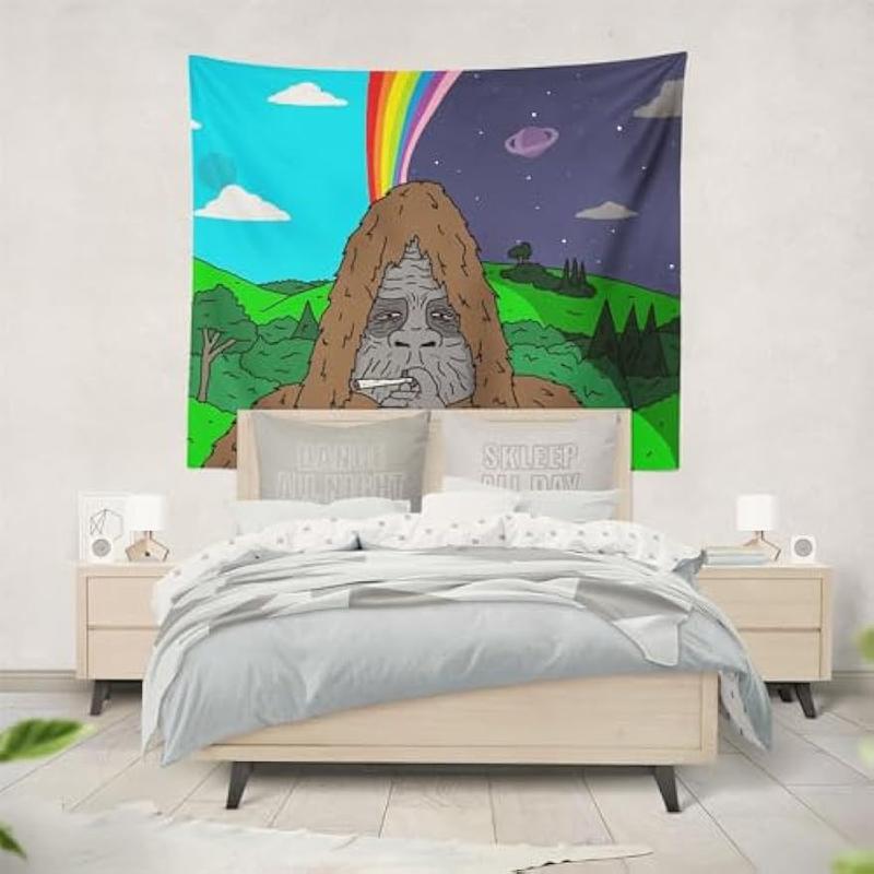 60'' x 40'' The Big Lez Show, Sassy The Sasquatch, Tripper Snipper Tapestry & Wall Hanging for Home Bedroom Living Room College Dorm Decor 150cm x 120cm