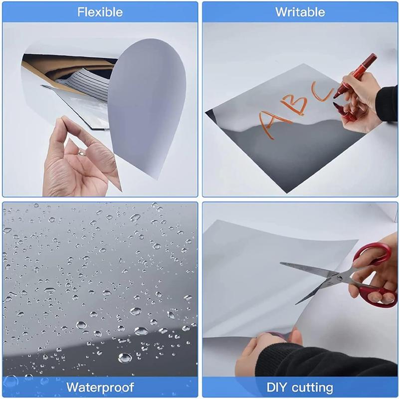 Full Length Wall  Mirror, 4 8 20pcs Self-adhesive Acrylic Mirror, Frameless Self-adhesive Mirror for Home Gym Room Dormitory Office Decor