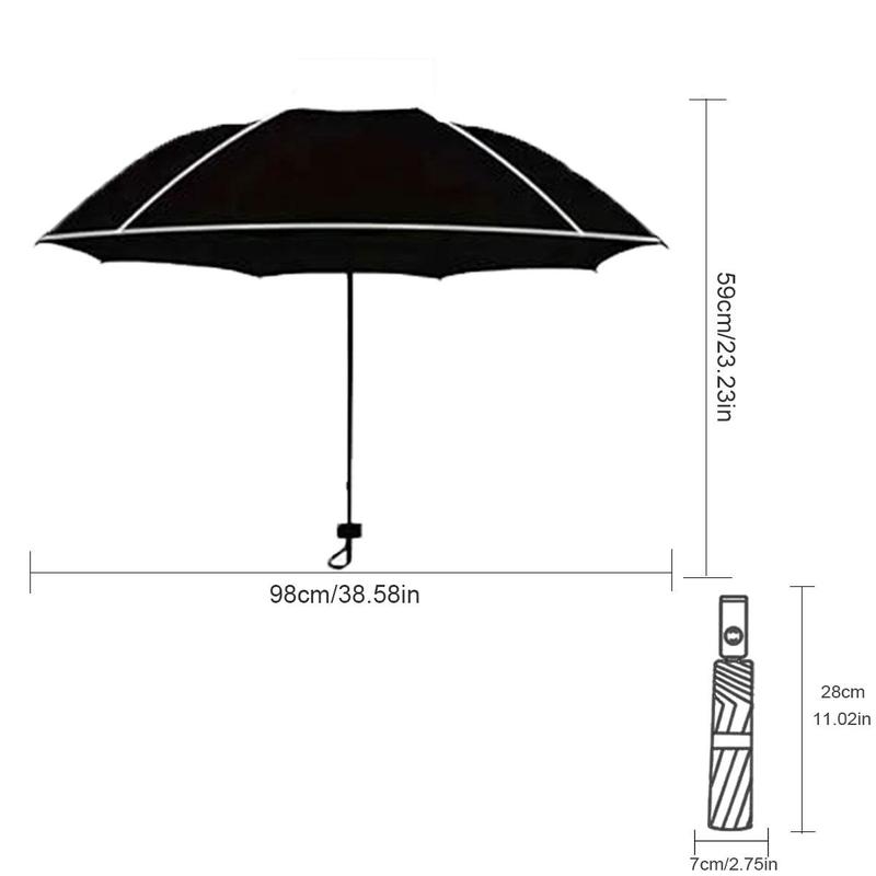 Vintage Style Umbrella, 1 Count Automatic Folding Umbrella, Portable Compact Umbrella for Women & Girls, Umbrella for Outdoor Activities