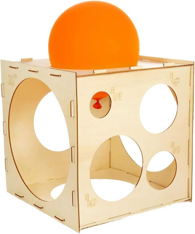 9 Sizes Collapsible  Balloon Sizer Cube Box for Balloon Decorations, Balloon Arches, Balloon Columns (2-10 Inch)