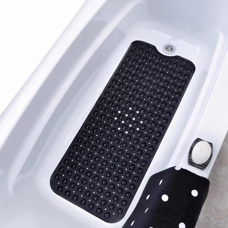 Bathtub & Shower Mat with Suction Cup Design, Bathroom Accessories Non-slip Folding Bath Mat, Bathroom Accessories, Bathroom Gadget, Home Essentials