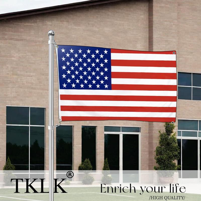 American Flag, 3x5ft 90x150cm Double Sided Printed US Flag, Hanging Polyester American National Flag Banner for Celebration