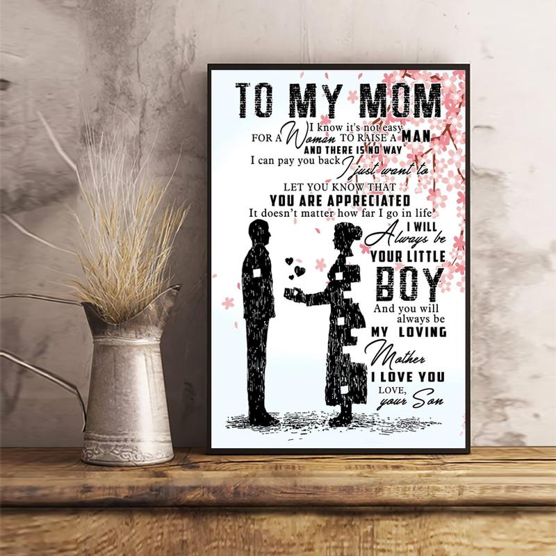 To My Mom Mother'day Gift Poster