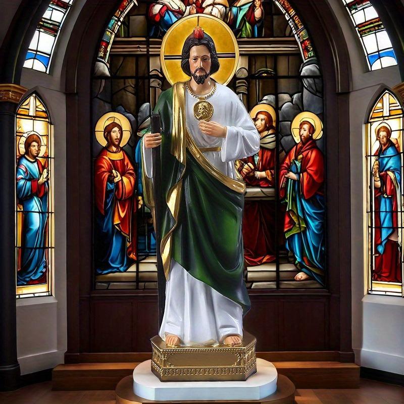 St. Jude's statue: the perfect religious decoration for homes, offices, and outdoor spaces Ornaments