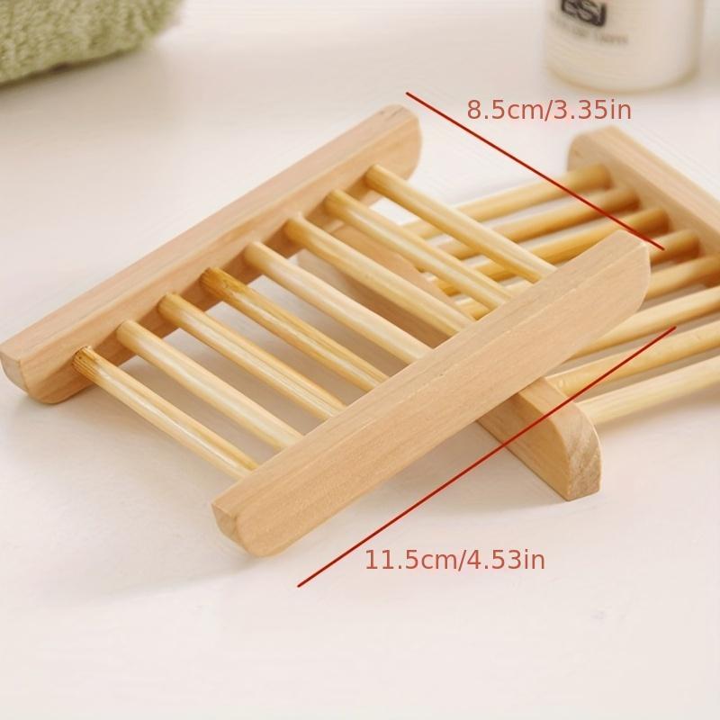 Wooden Soap Holder, 1 Count Creative Hollow out Soap Dish, Soap Bar Storage Rack for Home, Bathroom Accessories