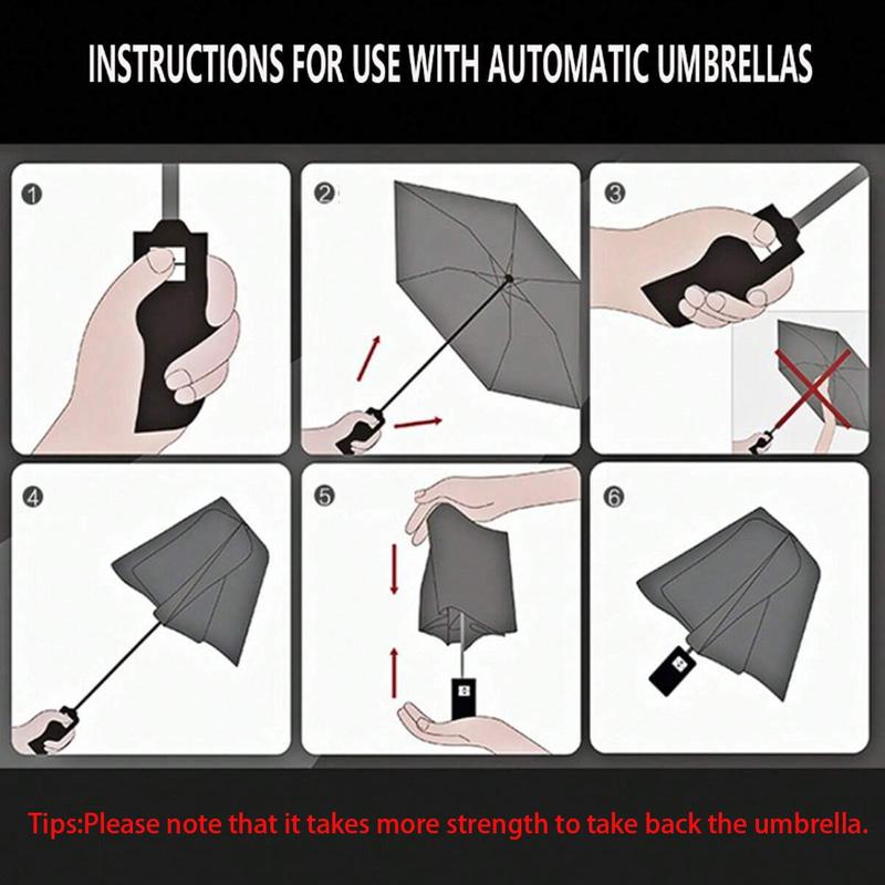 Portable  Rainproof Folding Umbrella, Travel Essentials Automatic Double Layer Large Sunscreen Umbrella, Simple Trendy Automatic Umbrellas, Foldable Rain & Sun Umbrella for Outdoor, Gift for Summer