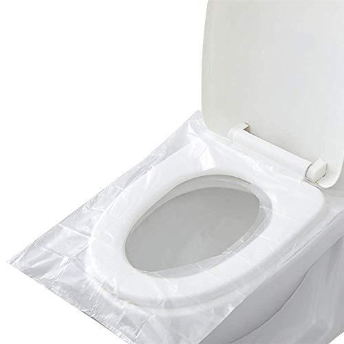 60 Pack Toilet Seat Covers Disposable Flushable Paper for Travel Friendly Packing, An Individually Wrapped Covers Shields Us From Unsanitary