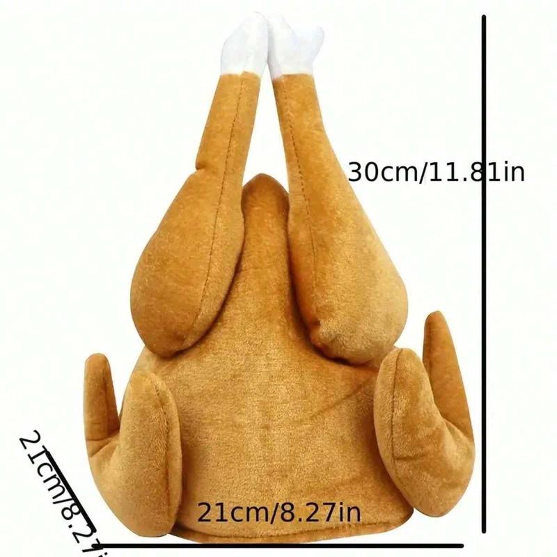 unny Turkey Leg Hat For Halloween, Thanksgiving And Christmas - Hand Wash Only, Perfect For Parties And Gifts