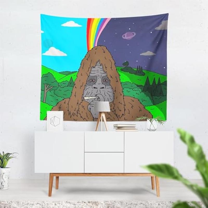 60'' x 40'' The Big Lez Show, Sassy The Sasquatch, Tripper Snipper Tapestry & Wall Hanging for Home Bedroom Living Room College Dorm Decor 150cm x 120cm