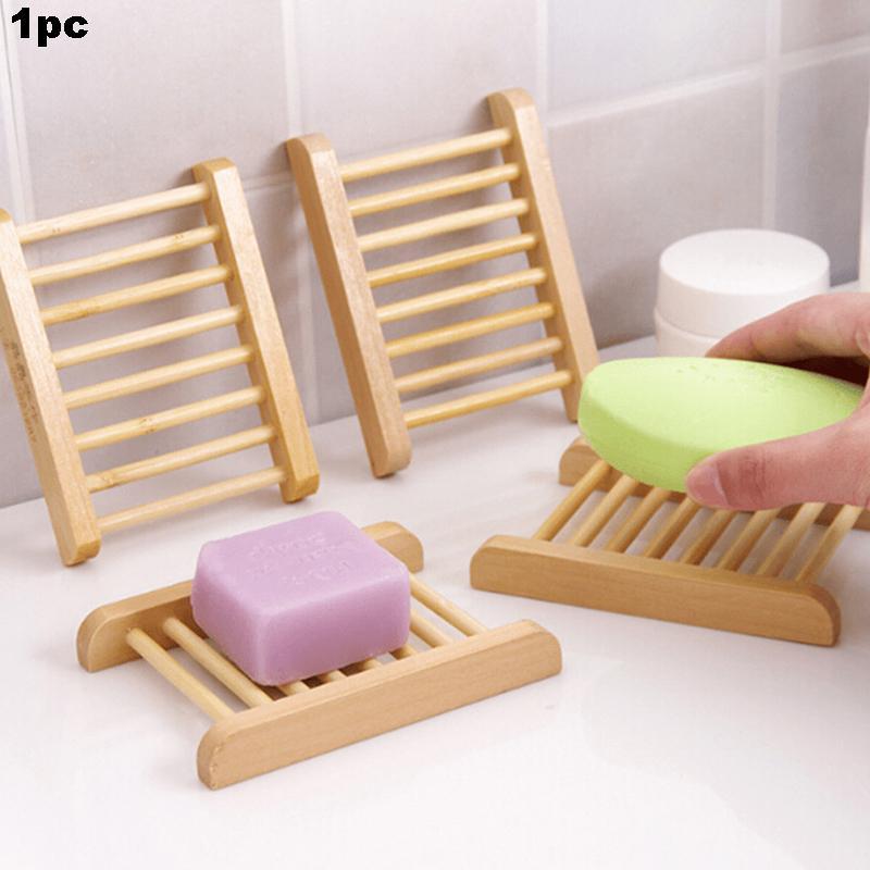 Wooden Soap Holder, 1 Count Creative Hollow out Soap Dish, Soap Bar Storage Rack for Home, Bathroom Accessories