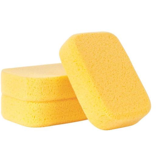 WL01  QEP 7-1 2 in. x 5-1 2 in. Extra Large Grouting, Cleaning and Washing Sponge (3-Pack)