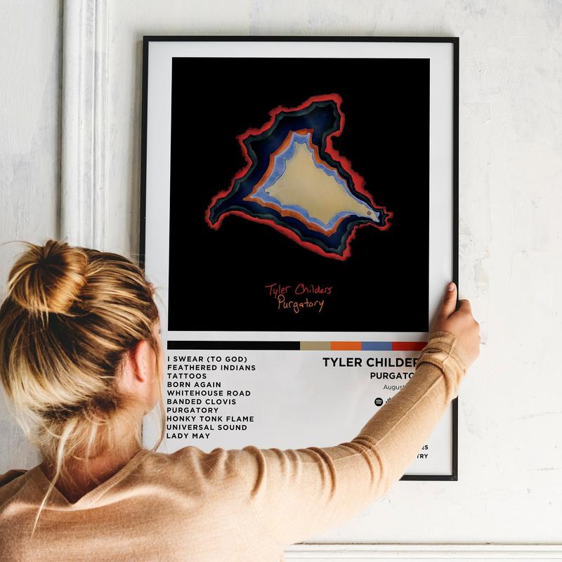 Tyler Childers - Purgatory Album Poster No Frame   Album Cover Poster   Music Gift   Music Wall Decor   Album Art