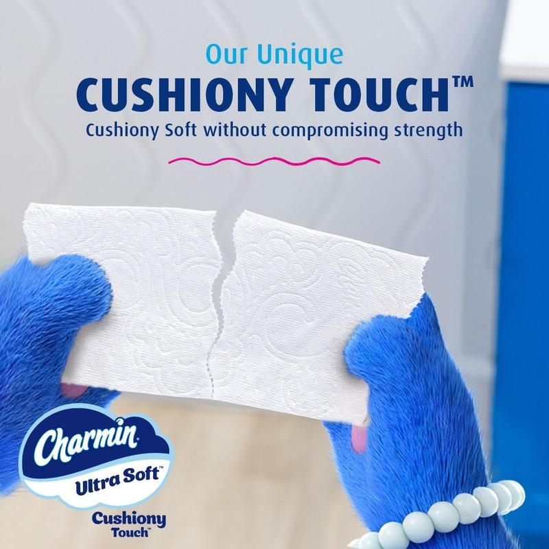 Charmin Toilet Paper Ultra Soft Cushiony Touch, 30 Family Mega Rolls = 153 Regular Rolls P&G