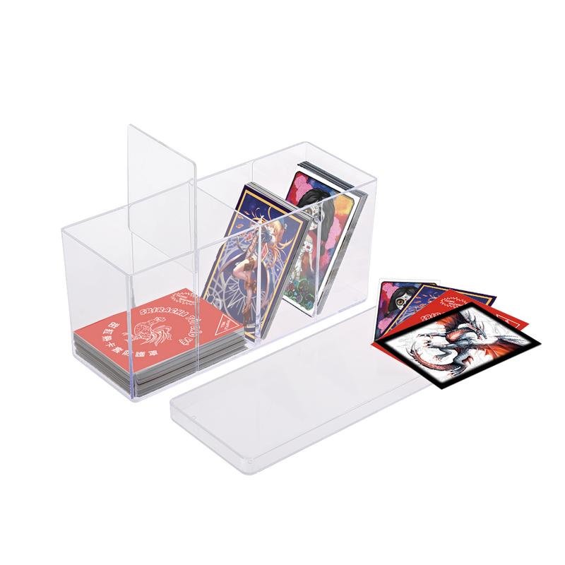 4-Compartment Clear Card Box