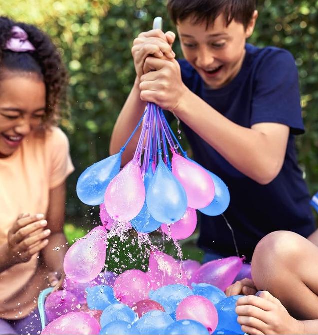 Original Tropical Party 330+ Rapid-Filling Self-Sealing Water Balloons Water Balloon for the Whole Family, Kids, Teens and Adults wubble bubble Pack