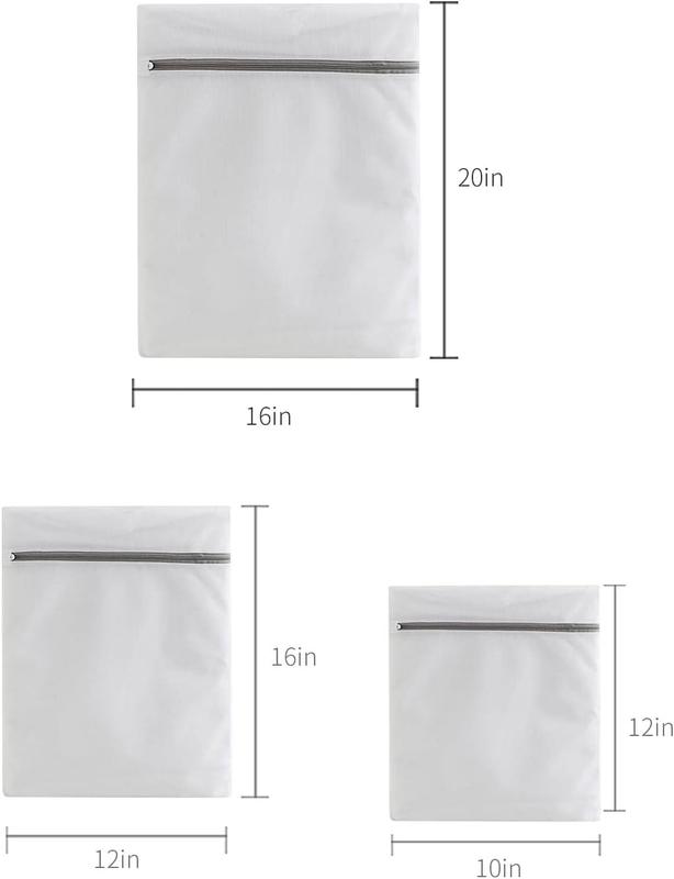 [Exclusive Sales] Laundry Bag Set, 3PCS Washing Machine Bag Laundry Accessories, Zipper Designed Mesh Laundry Bag For Blouse, Hosiery, Stocking, Laundry Hamper