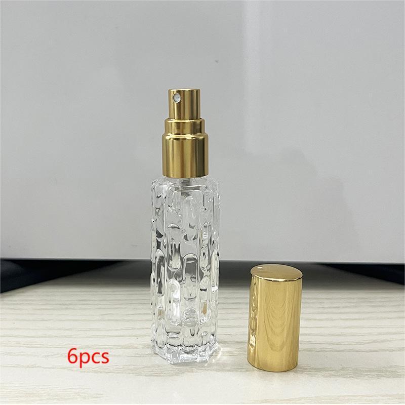 10ml Perfume Spray Bottle, 6pcs set Portable Travel Perfume Dispenser, Empty Perfume Glass Bottle, Makeup Tools