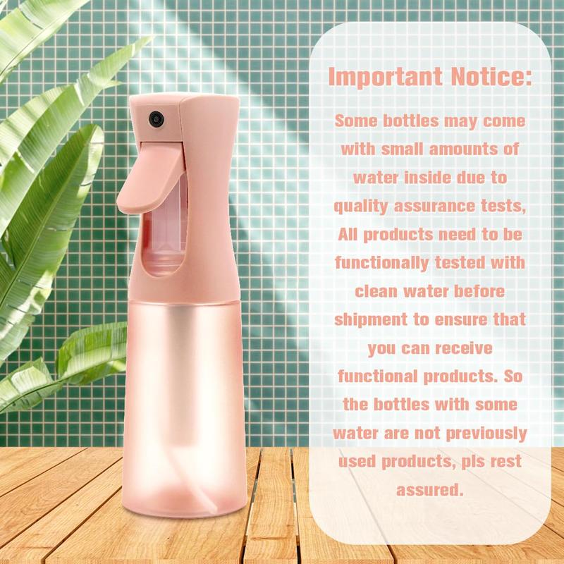 Hair Spray Bottle, Fine Mist Refillable Spray Container,Ultra-Fine Continuous Spray Bottle for Skincare, Plant Care, Pet Grooming, Cleaning,Christmas Gift