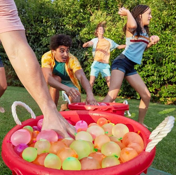 Original Tropical Party 330+ Rapid-Filling Self-Sealing Water Balloons Water Balloon for the Whole Family, Kids, Teens and Adults wubble bubble Pack