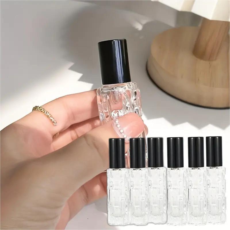 10ml Perfume Spray Bottle, 6pcs set Portable Travel Perfume Dispenser, Empty Perfume Glass Bottle, Makeup Tools