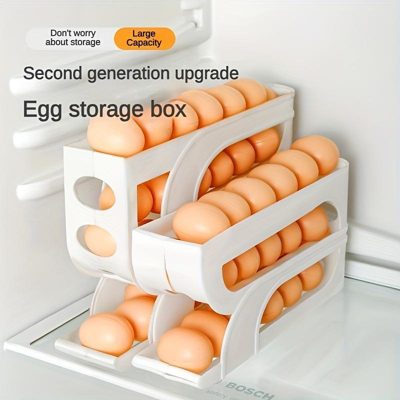 Slide Style Egg Box, Anti Drop Egg Collection Box, Refrigerator Side Egg Storage Rack, Household Appliances Accessories