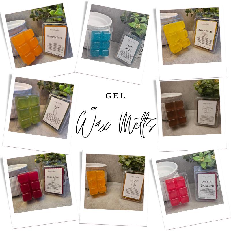 Gel Wax Melt Packs (2nd Listing) | Pick Your Favorites or Discover Your Next Favorite | Jelly Melts | Highly Fragranced | Strong | Last 2x As Long | Candle Decor | Aroma | Scented