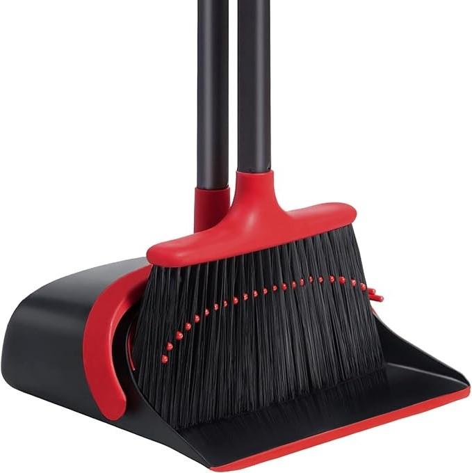 Sakamoto upgrade Broom and Dustpan Set for Home, Upright 52