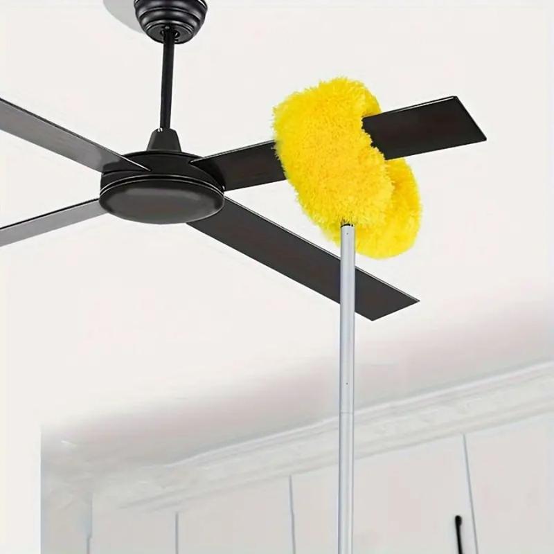 1PC Ultra-Fine Fiber Ceiling Fan Dust Collector - For Quick Replacement Of Dust Heads For High Ceilings, Fans, Furniture, And Cars - A Detachable, Washable, And Reusable Cleaning Tool