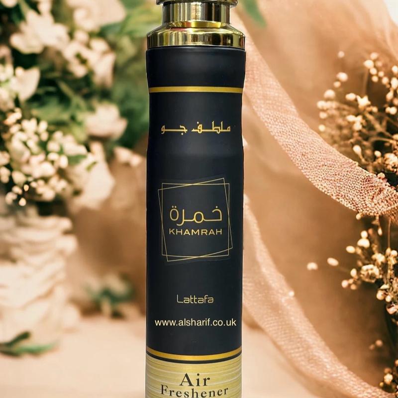 Lattafa Khamrah Air Freshener - Amazing Scented Home Air Freshener - With Notes of vanilla, Cinnamon   (Pack of 1) Home Aroma Perfume Fragrance