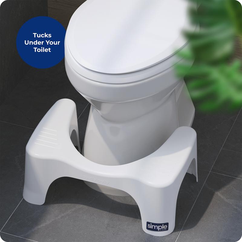 Squatty Potty - Simple Stool - Doctor Recommended - Relieves Bloating - Feel Lighter Toilet