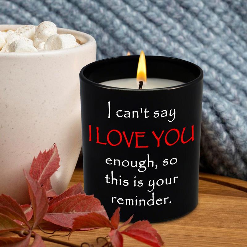 Candle Gift for Men, Women - Christmas, Valentine, Anniversary, Birthday Gift for Him, Her, Couple, Husband and Wife - Scented Candle 10oz Aroma Decor