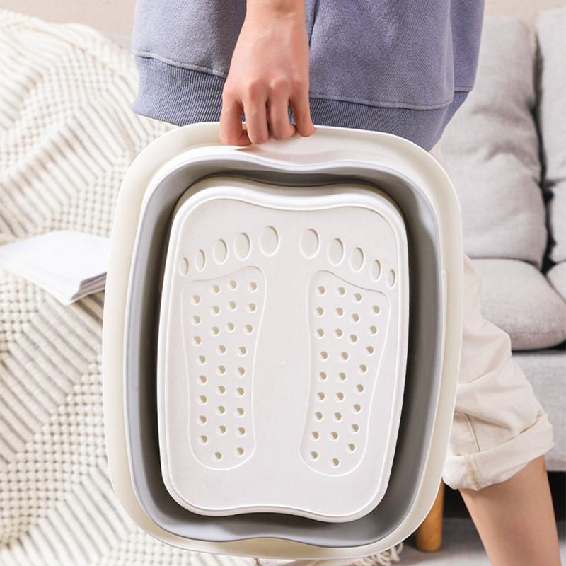 Foldable Portable Foot Soaking Tub--with Phone Holder and Foot Massage, Home Spa Foot Tub for Self-Care, Perfect Relaxation Gift for Mom, 2024 Winter Warming Essentials