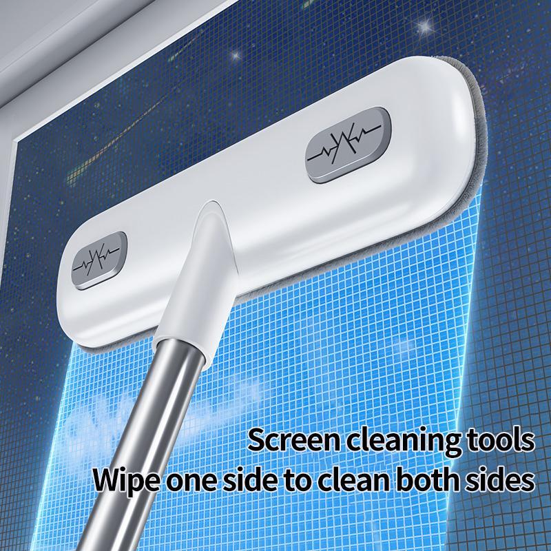 Screen Window Cleaning Brush, 1 Count Multifunctional Screen Window Cleaning Tool, Household Cleaning Tool for Home Office