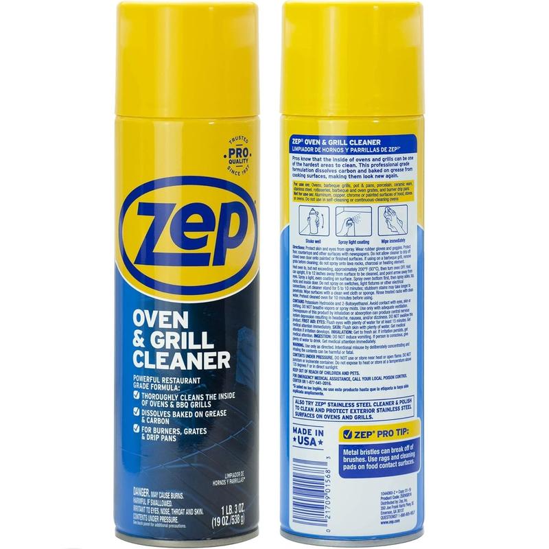 Zep ZUOVGR19 Heavy-Duty Oven and Grill Cleaner - 19 oz Household