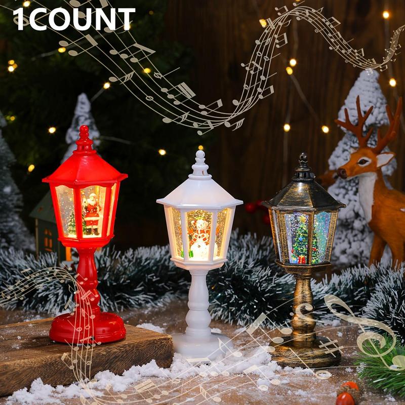 Christmas Themed Light, 1 Count Snowman & Tree & Santa Claus Design Lamp Ornaments, Decorative Light for Home Party Festival, Festive & Party  Viral Hobby Lobby Ornaments Supplies