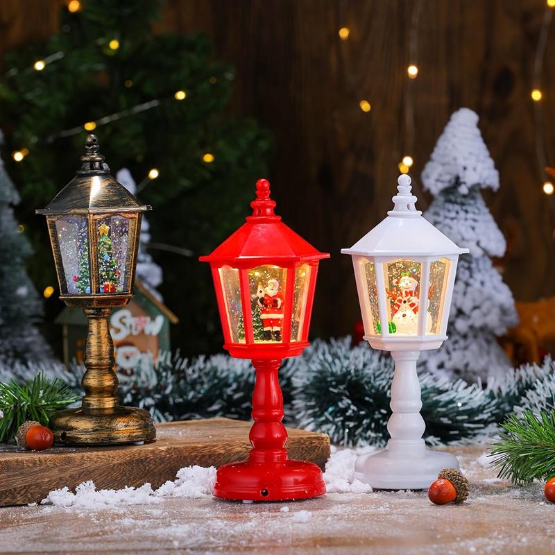 Christmas Themed Light, 1 Count Snowman & Tree & Santa Claus Design Lamp Ornaments, Decorative Light for Home Party Festival, Festive & Party  Viral Hobby Lobby Ornaments Supplies