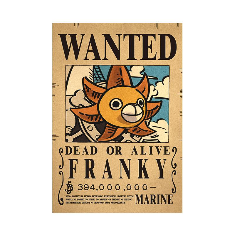 Anime O P Wanted Poster,New World Poster Straw Hat Pirates Wanted Posters