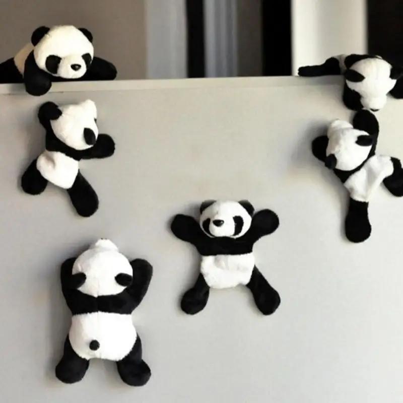 Cute Cartoon Panda Refrigerator Magnet, 1 Count Magnetic Sticker for Refrigerator, Kitchen Accessories For Refrigerator Decoration