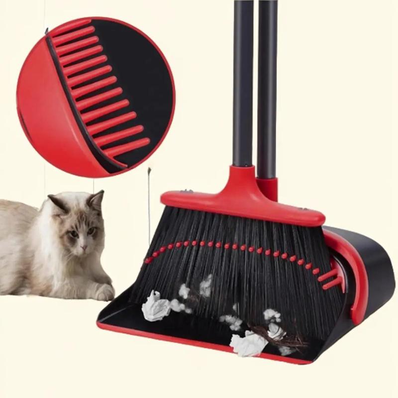 Sakamoto upgrade Broom and Dustpan Set for Home, Upright 52