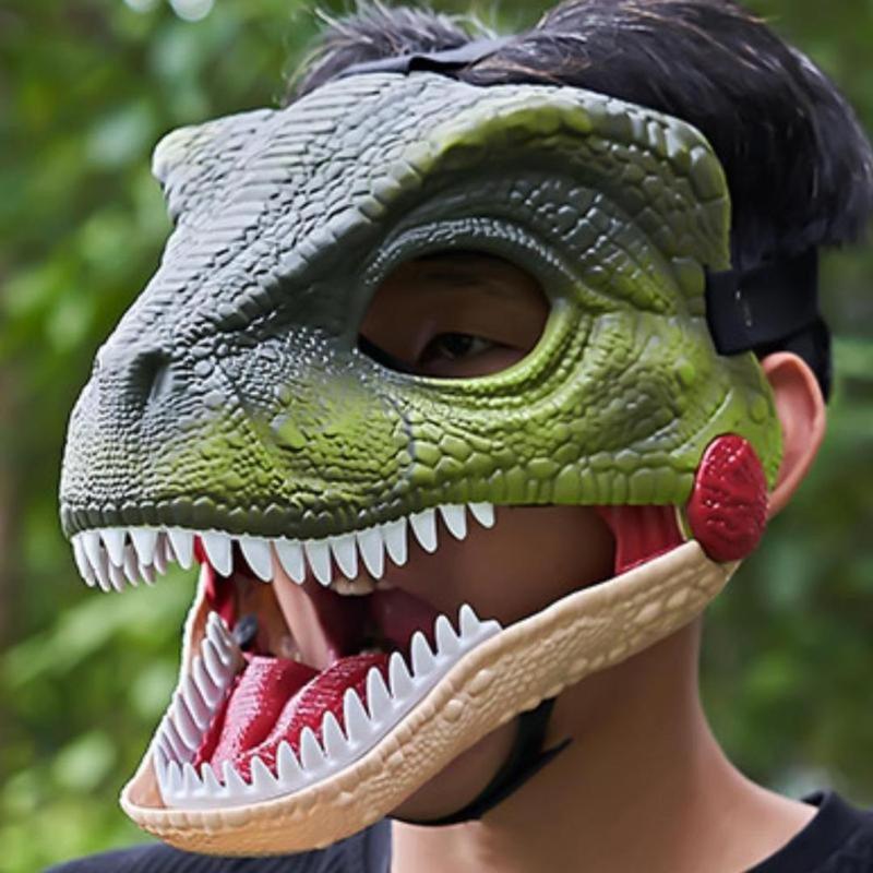 Dinosaur Head Design Party Mask, Cute Costume Mask, Party Role Play Toy, Cosplay Props, Fun Party Dress Up Accessories