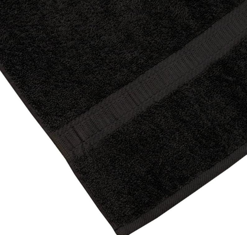 nstays Solid Bath Towel, Rich Black