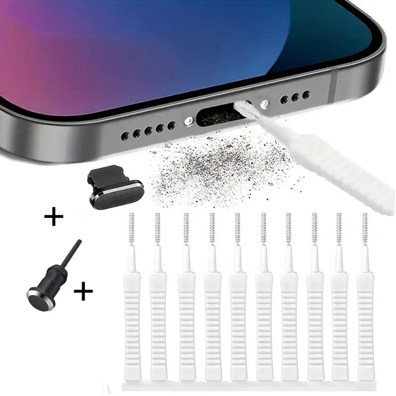 Phone Charging Port Dust Removal Tool Kit, Professional Electronic Cleaning Tool Set, Smartphone Accessories, Cleaning Brush, Mobile Phone Cleaning Tool