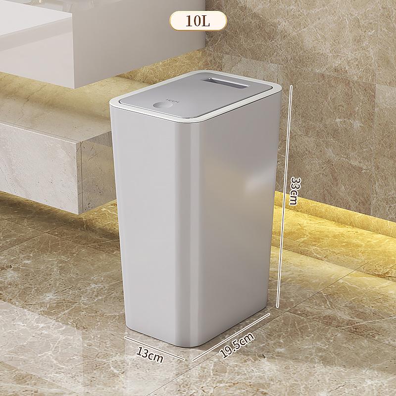 Trash can press the elastic cover model ins wind high-value household toilet deodorant belt cover advanced sense crevice paper basket