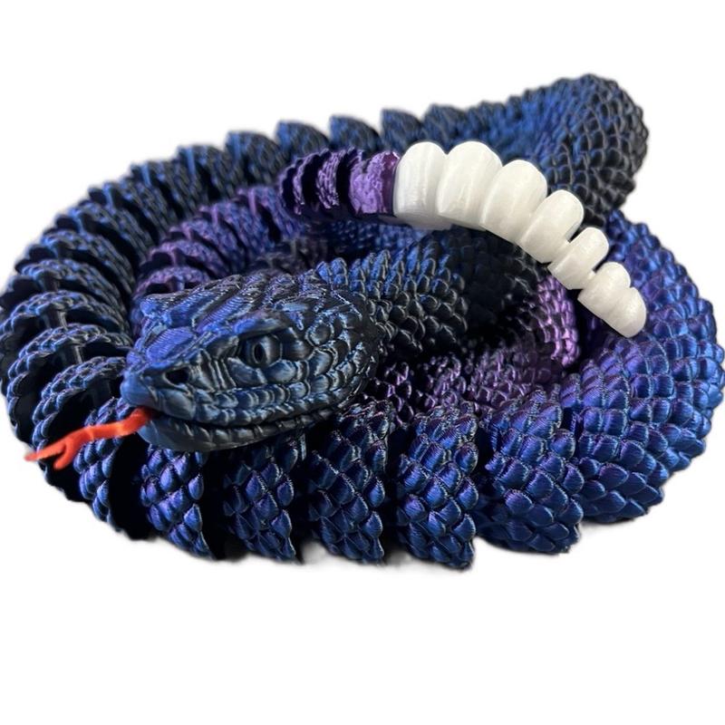 3D-Printed Rattlesnakes- Decor