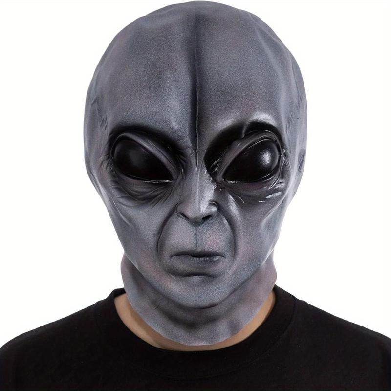 Alien Face Mask, 1 Count Creative Halloween Decoration Realistic Mask, Halloween Gift, Party Supplies for Halloween Cosplay