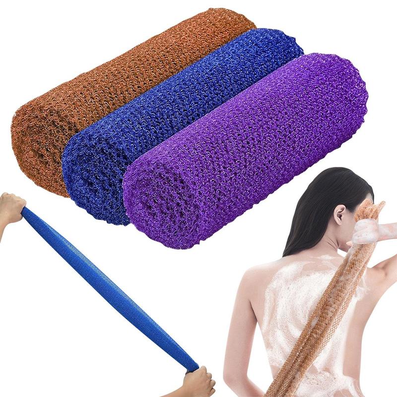 Back Scrubber, Bath & Body Wash Exfoliating Mesh Towel, Scrub Brush Cleaning, Bath & Body Care Tool for Home & Spa, Shower Accessories