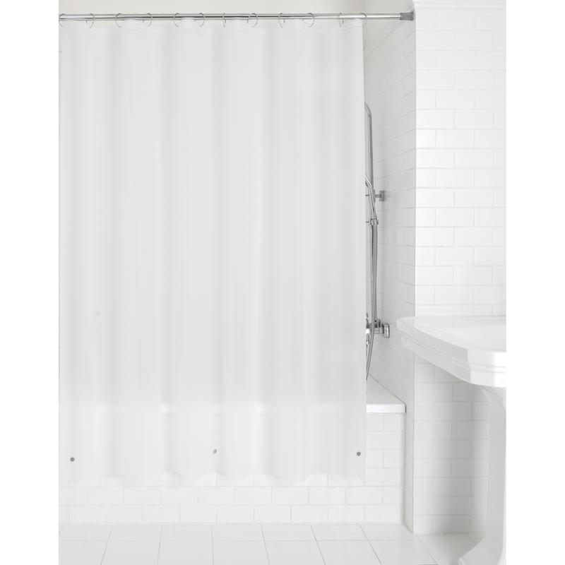 Mainstays Light Weight PEVA Shower Curtain Liner, Frosty